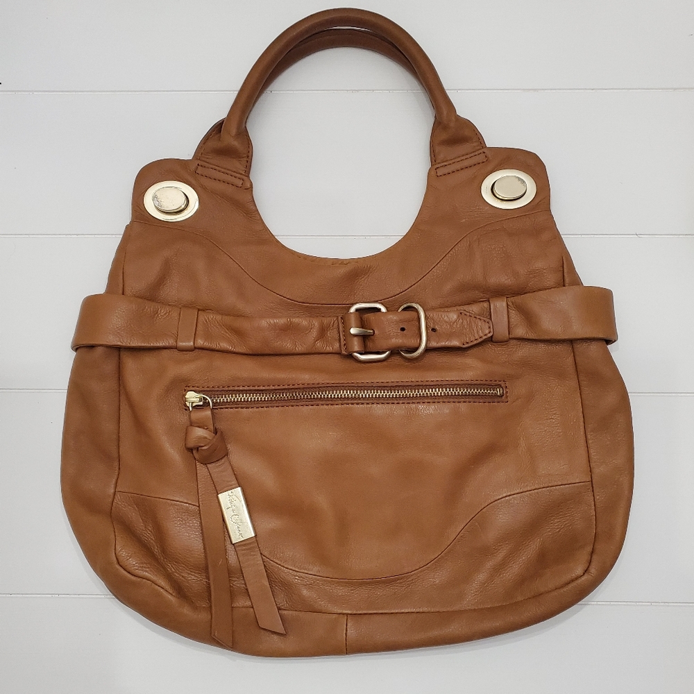 Foley & Corinna Leather Tan Bag
